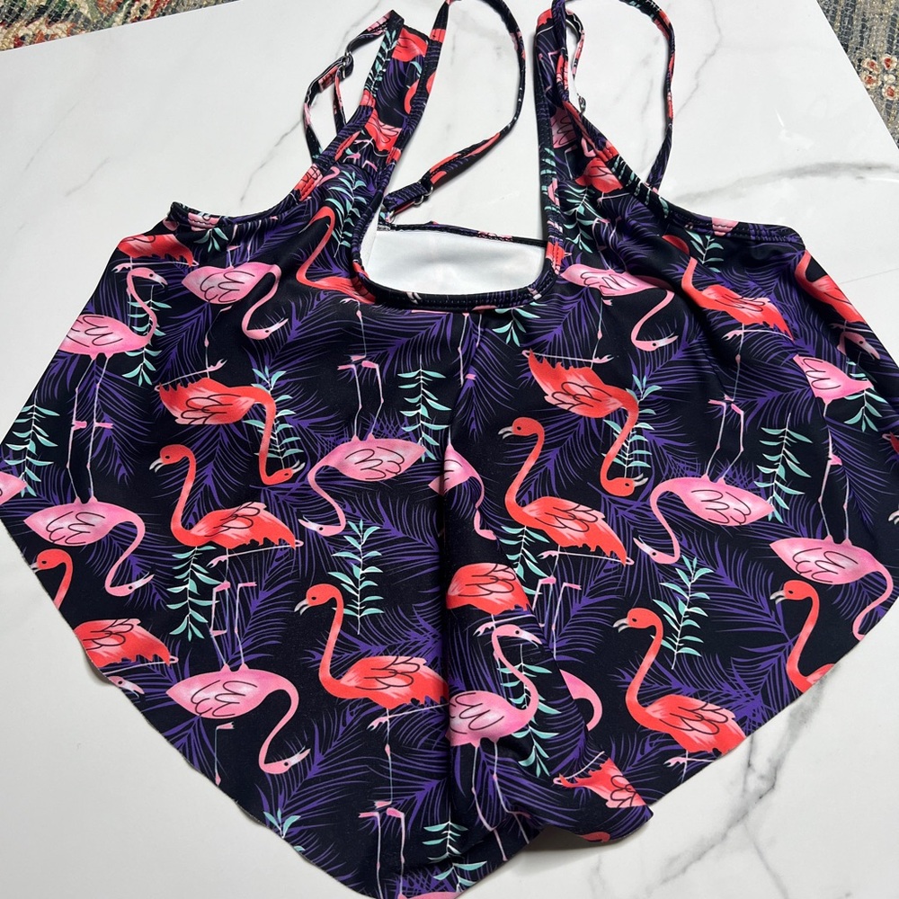 Flamingo swim top